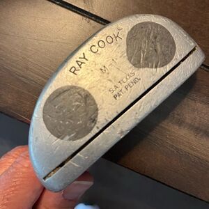 35” used vintage 2 Dots Ray Cook M 1 Model Precision Mallet golf Putter RH